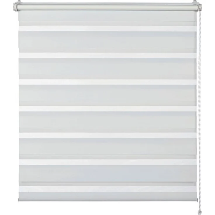 Doppelrollo Tilda, SCHÖNER WOHNEN-Kollektion, transparent, mit Bohren/ohne Bohren, freihängend, Klemmfix, geklemmt, silberne oder weiße Rollo-Technik – Bild 3