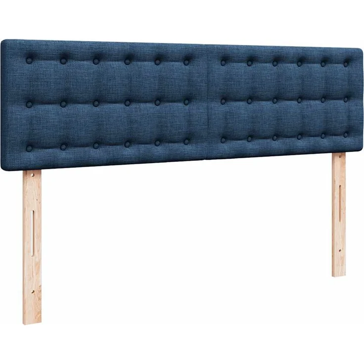 vidaXL Ottoman-Bett mit Matratze Blau 140x200 cm Stoff 3311635 – Bild 7
