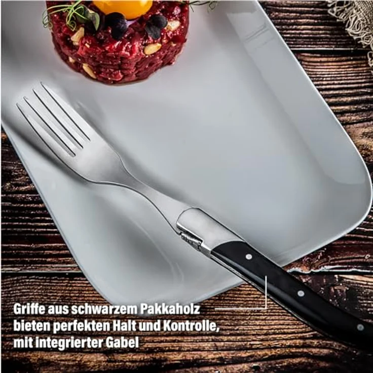 Gabeln Laguiole Set aus 6 Stück – Bild 6