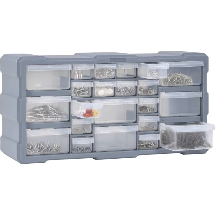 vidaXL Multi-Schubladen-Organizer mit 22 Schubladen 49x16x25,5 cm 147584 – Bild 6