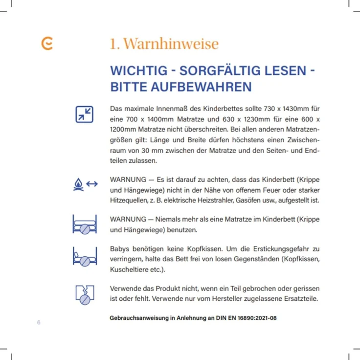 Emma Classic Kindermatratze 70x140 cm – Testsieger – Beste Babymatratze Aller Zeiten (Stiftung Warentest) – Atmungsaktiv, Oeko-TEX® Zertifiziert, Waschbar – Für Babybett & Kinderbett – Bild 10