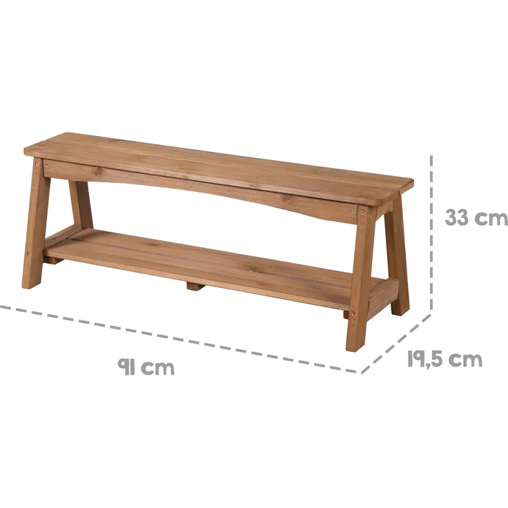 roba Kindersitzgruppe 'Outdoor+' - 'Little Stars' Sonnenschirm & Sitzauflagen - Massivholz - Teak – Bild 9