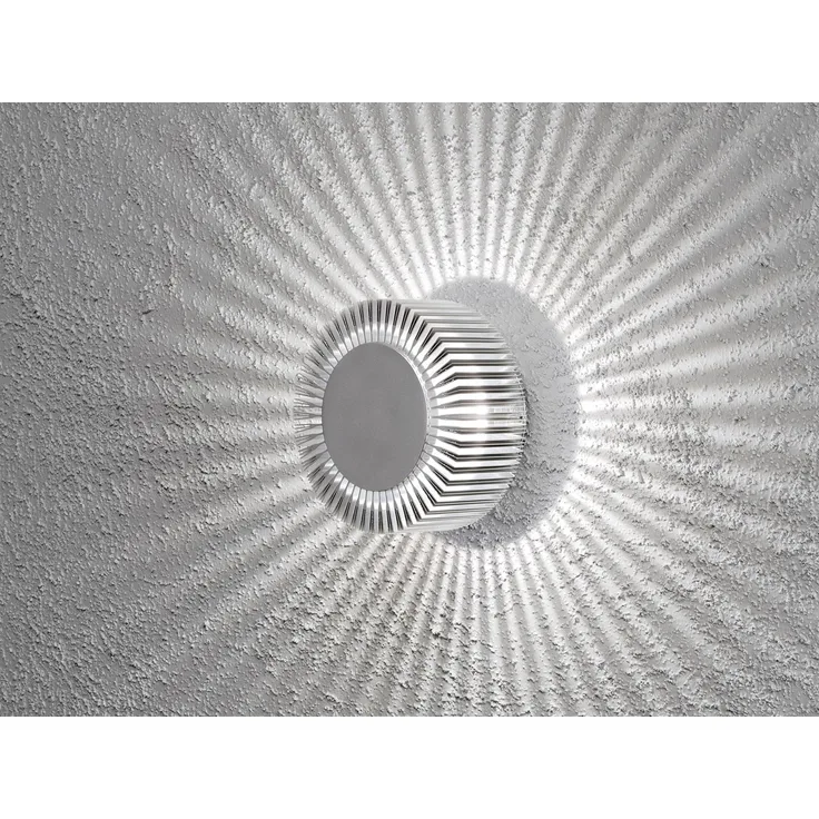 Wandleuchte MONZA für effektvolle Beleuchtung, 5W, IP54, massives Aluminium