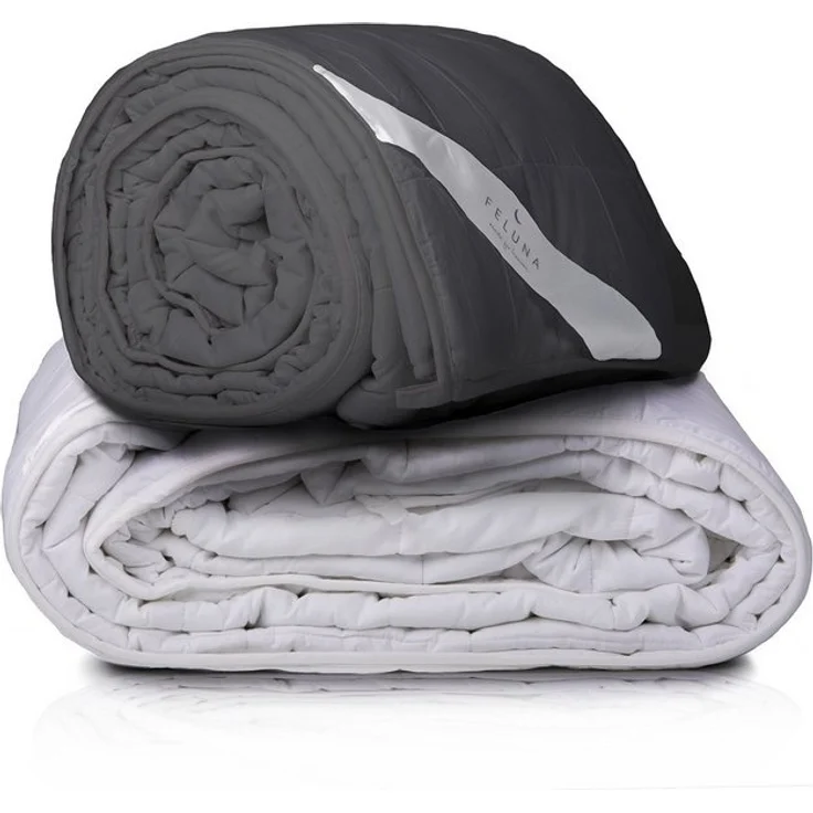 Feluna Gewichtsdecke Schwerkraftdecke Therapiedecke, Füllung: Glasmikroperlen 8 kg, Anti-Stress Bett-Decke – Bild 4