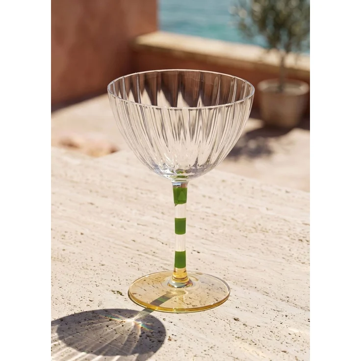 Hermia Concept 'BRD0149 - 4'lü' Eisbecher-Set (4-teilig), Grün / Gelb, 10 x 10 x 15 cm, 280 ml – Bild 2