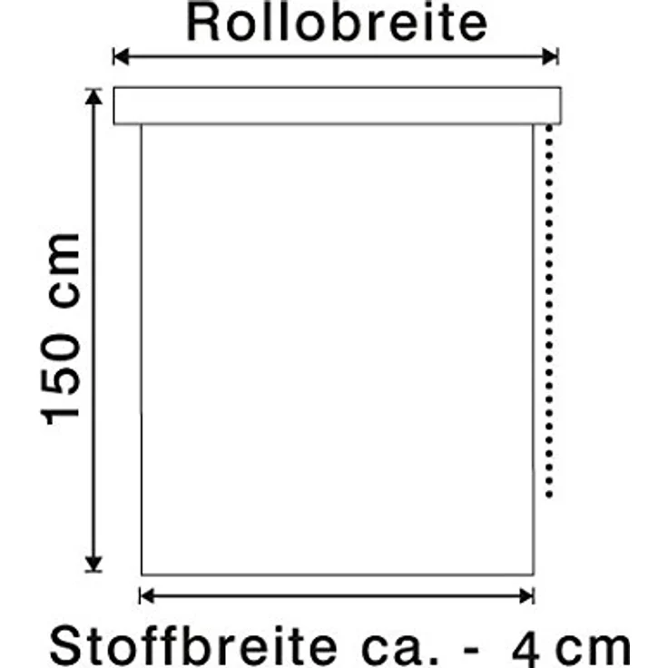Duo Klemmrollo Weiß – Bild 4