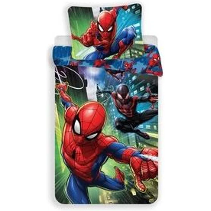 Spiderman Bettwäsche Set Baumwolle Kinderbettwäsche 140x200 + 70x90 cm – Bild 6
