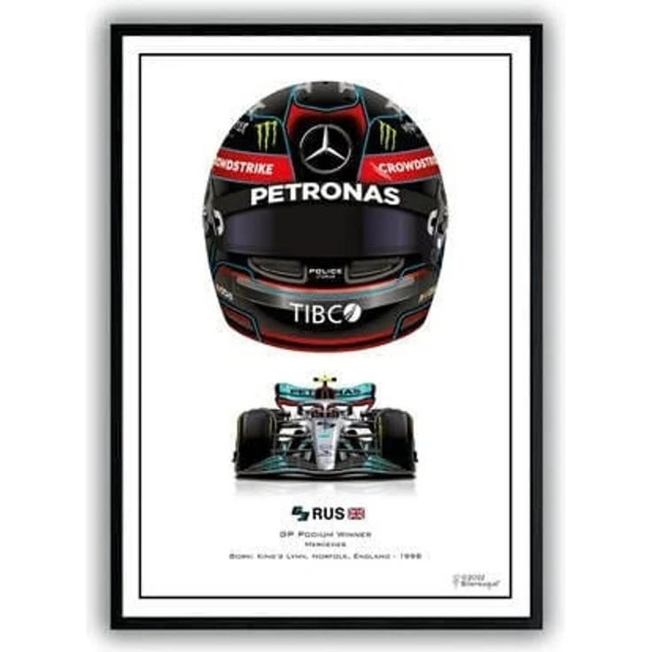 Poster Formel 1 Helme Rennfahrer Gewinner · Deko Print ohne Rahmen - J / 50x70 cm – Bild 3