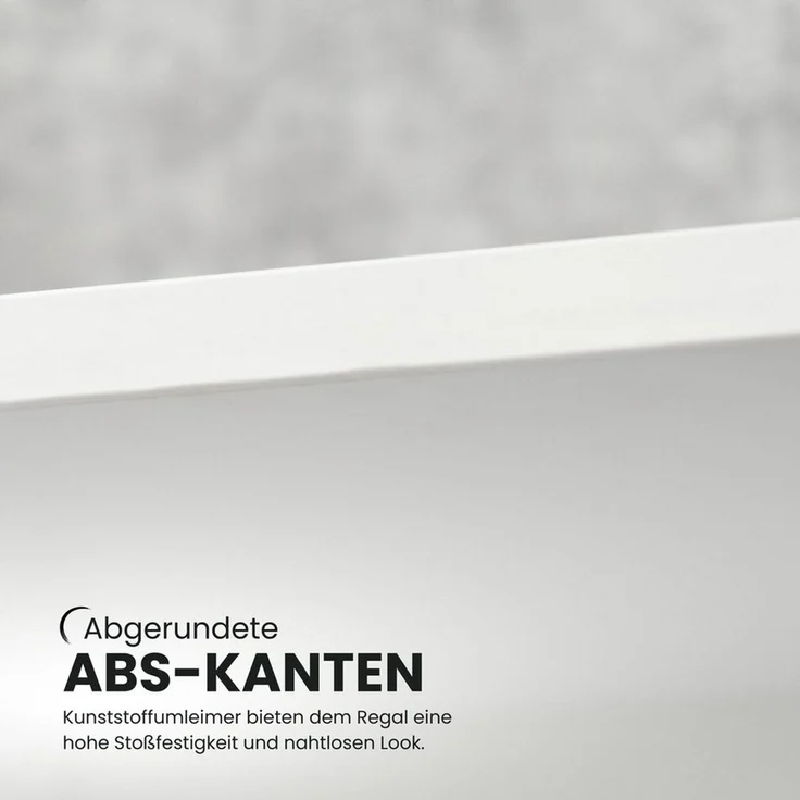 bümö Aktenregal smart Regal, Büroregal - 2 Ordnerhöhen, Dekor: Weiß – Bild 4