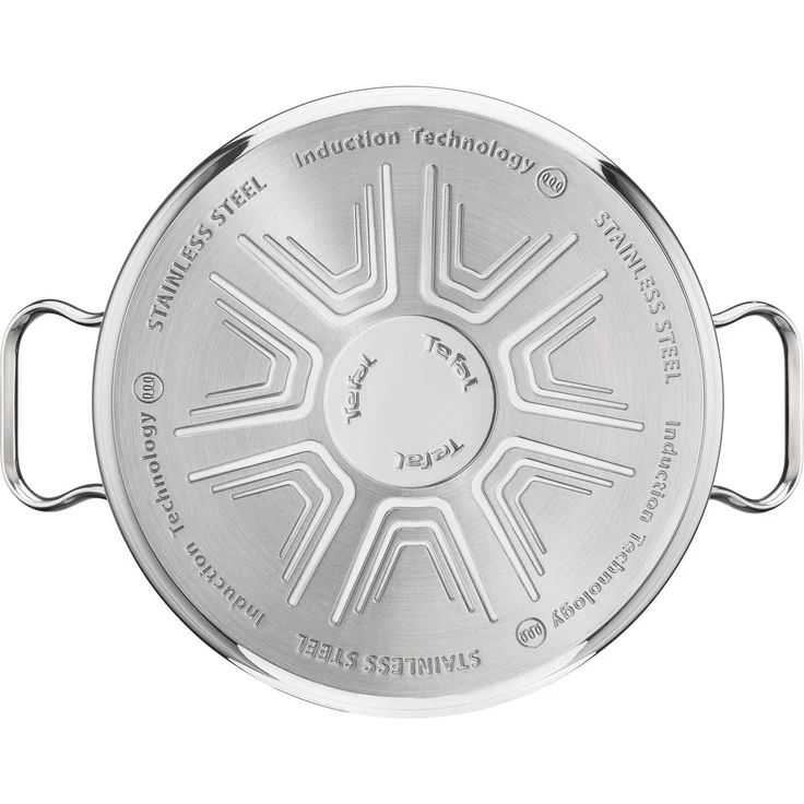 Tefal Duetto Topfset Induktion 9-teilig, robuster und hochwertiger Edelstahl, Induktions Töpfe Set mit Siebdeckel, backofengeeignet bis zu 260°C (ohne Deckel), für alle Herdarten geeignet, A705S9 – Bild 2
