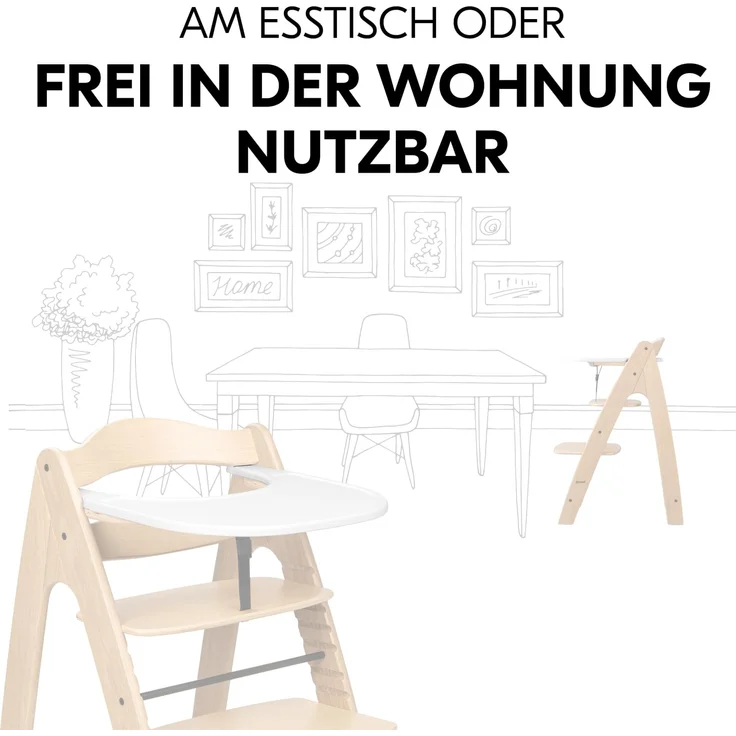 Hauck Arketa Click Tray / Essbrett für Arketa – Bild 7