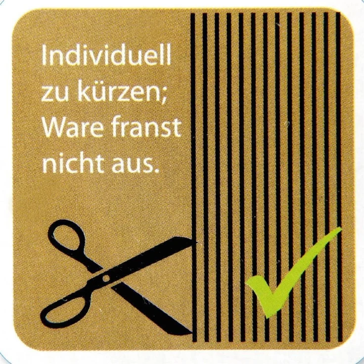 Fadenvorhang mit Stangendurchzug, individuell kürzbare Gardine, moderner und eleganter Dekorationsartikel in vielen Farben und Ausführungen Schwarz 140x250 cm 2er-Pack – Bild 9