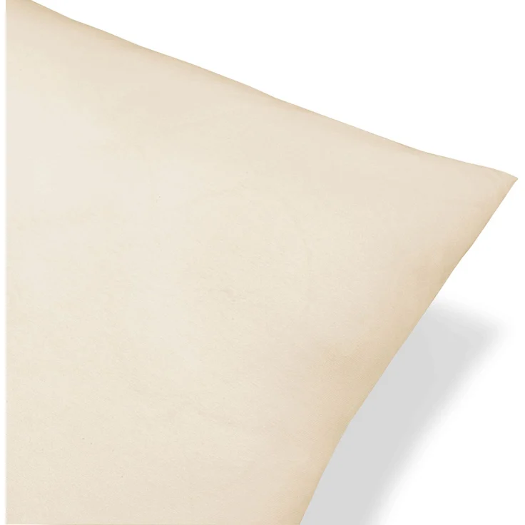 biberna Feinjersey-Kissenbezug, 2-teilig, kitt, 40x80 cm – Bild 2