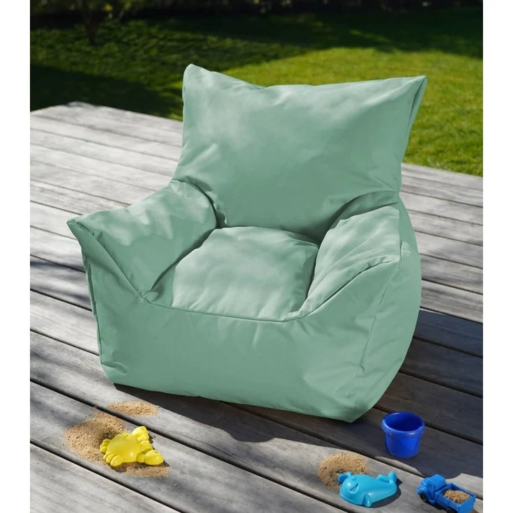 mokebo Kindersessel Der Pausenheld (aus wasserabweisenden Stoff), Kinder Sitzsack, Lesesessel, Bodenkissen fürs Kinderzimmer – Bild 4