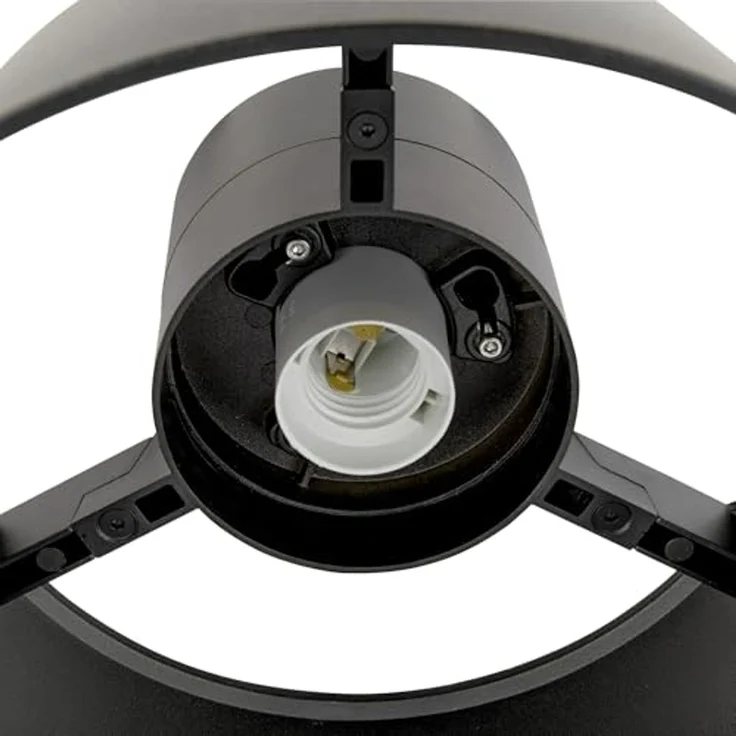 SLV PHOTONI CYL, Deckenaufbauleuchte, zylindrisch, 1x max. 13W, E27, schwarz - Wand- und Deckenleuchten – Bild 4