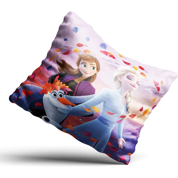 BERONAGE Dekokissen Frozen Die Eiskönigin Kissen Dreamteam 40x40 cm Kuschelkissen, passend zur Bettwäsche, ideal für Sofa, Couch, Kinder-Bett, Auto – Bild 6