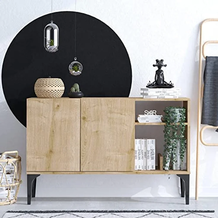 WELL HOME MOBILIARIO & DECORACIÓN Eingangs-oder Wohnzimmermöbel, Klein, Marron – Bild 6