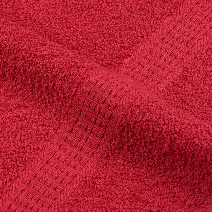 vidaXL Saunatücher FROGN 10 Stk. Rot 80x200 cm 360 g/m² 136937 – Bild 7