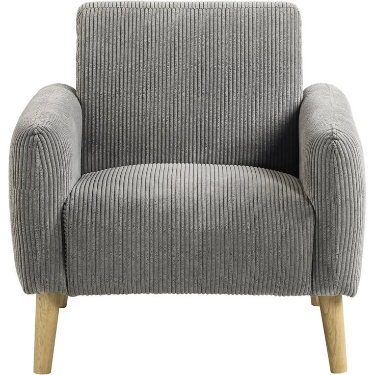 ATLANTIC home collection Sessel Moby, mit Federkern, kleiner Tasche und in modernem Cordbezug – Bild 1