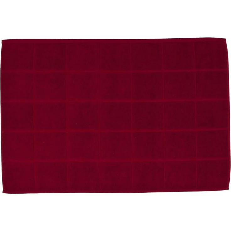 ROSS Duschmatte Duschvorleger, Höhe 10 mm, schnell trocknend, beidseitig nutzbar, fußbodenheizungsgeeignet, Baumwolle, rechteckig, besonders weich, Badezimmerteppich, uni – Bild 1