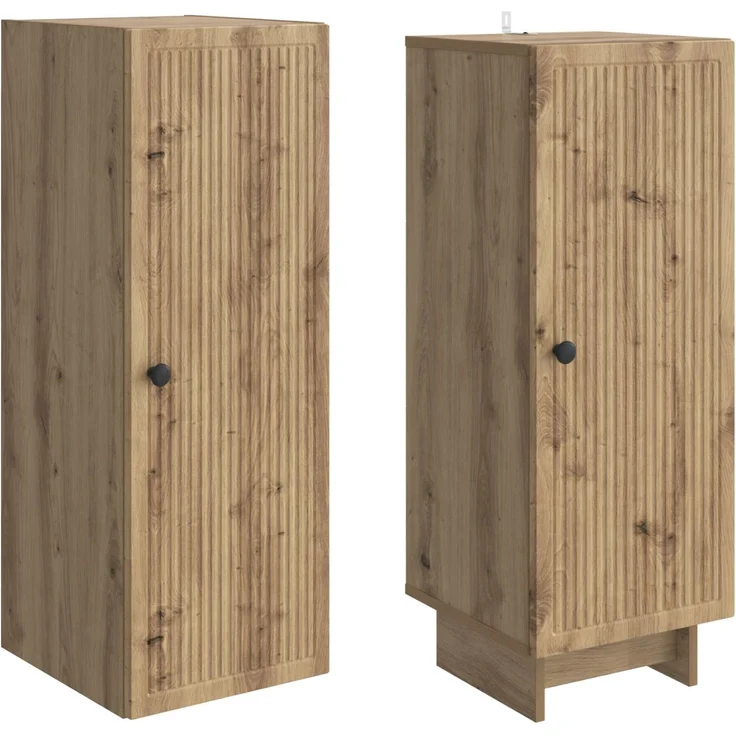 vidaXL Schrankset 2 pcs Artisan-Eiche 34,5 x 33 x 90 cm Holzwerkstoff 3416375 – Bild 3
