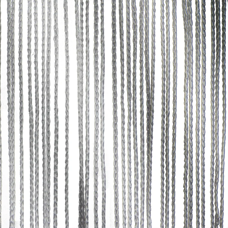 WENTEX String Curtain Grau, 220 Gramm/m² 300 x 400 cm (B x H) - ungefalten