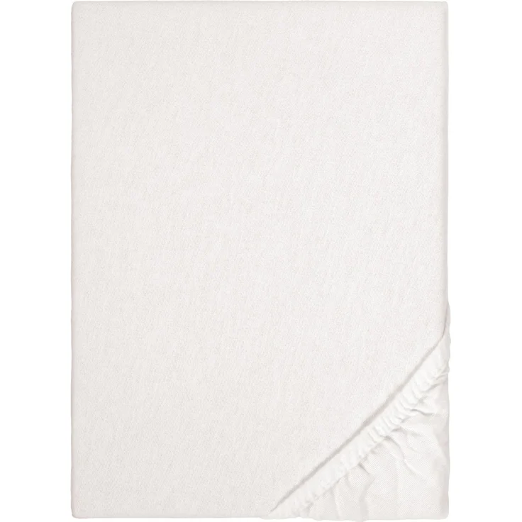 biberna Feinbiber-Spannbetttuch 0002744, grau, 1x 180x200 cm - 200x200 cm – Bild 5