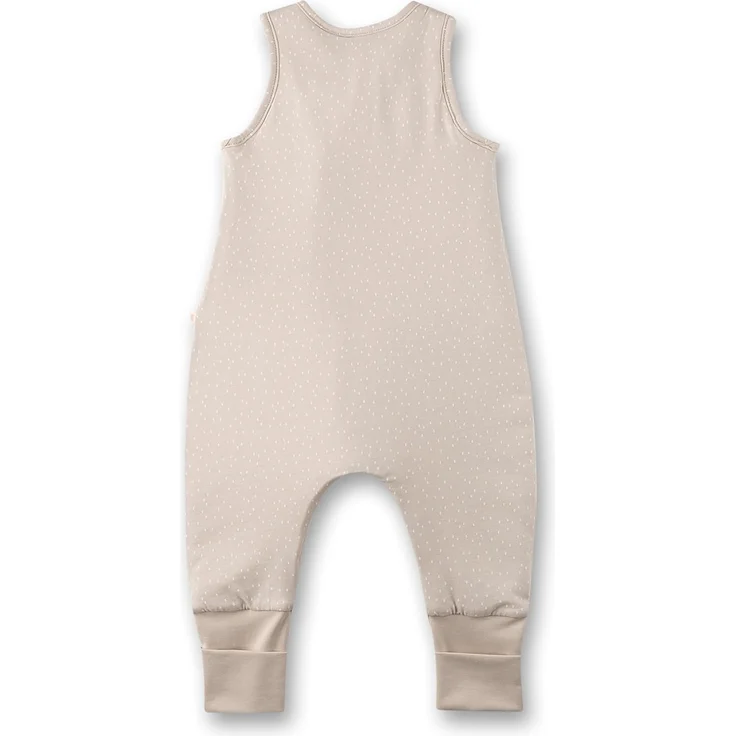 SANETTA Baby-Schlafsack mit Füßen Beige | Praktischer und bequemer Unisex-Schlafsack aus Bio-Baumwolle. Baby-Schlafsack mit Reißverschluss und Regenbogen-Print | Baby Sleeping Bag – Bild 2