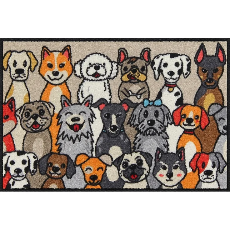 Salonloewe Fußmatte Fußmatte 50x75 Dog People, Eingangsmatte normal, Höhe: 500 mm – Bild 1