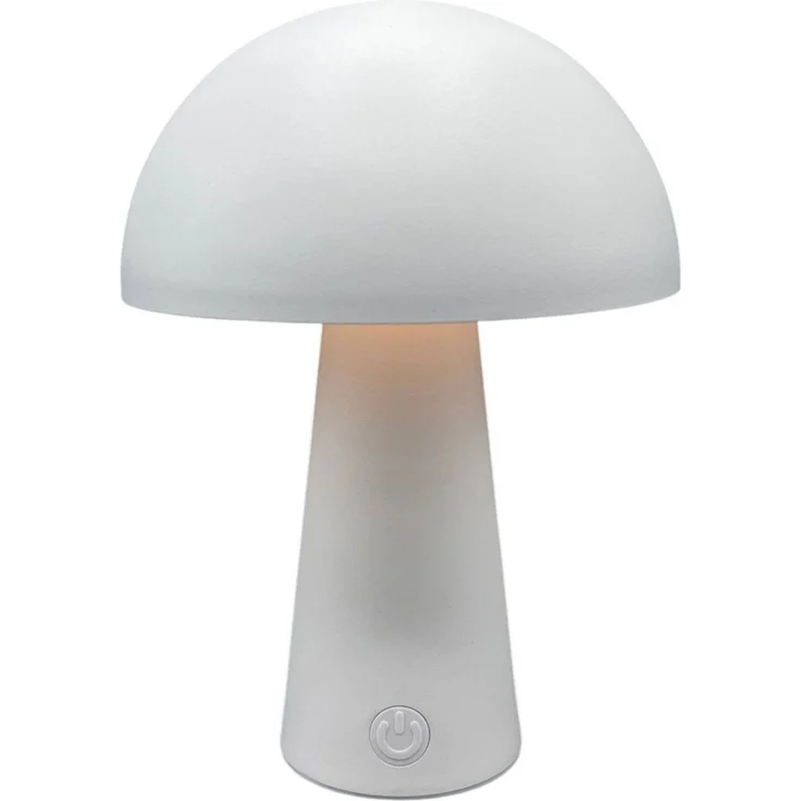 Coen Bakker Deco BV LED Außen-Tischleuchte, Dimmfunktion, LED, warmweiß, kaltweiß, neutralweiß, USB touch dimmbar weiß matt 3 Lichtfarben 15x21cm – Bild 1
