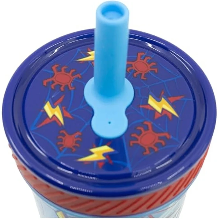 Spiderman Kippsicher Trinkbecher PP 370 ml – Drop Safe Plastikbecher mit Smartgrip-System – Bild 4