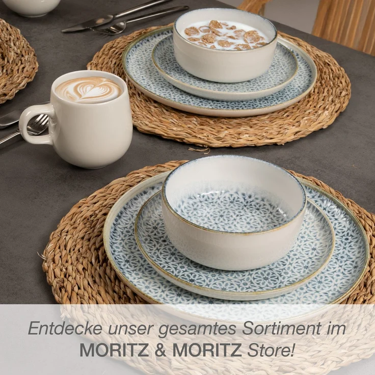 Moritz & Moritz ALHAMBRA Kaffeebecher 6er, Creme – Bild 7