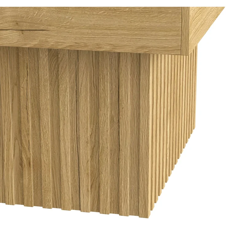 Merax Holz Couchtische Kaffee-Tisch, robust und vielseitig, ideal für Wohnzimmer, Esszimmer und Büro – 79x79x46 cm, Holzfarbe – Bild 7