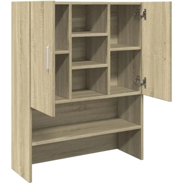 vidaXL Waschmaschinenschrank Sonoma-Eiche 70,5x24x90 cm 849648 – Bild 5