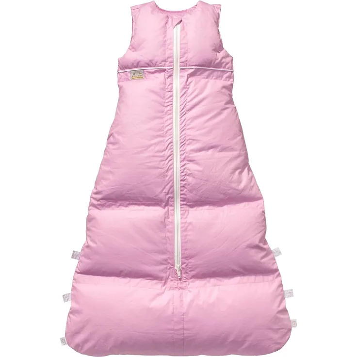 ARO Artländer Daunenschlafsack inkl. Stoffwindel, 130 (120/110), rose uni
