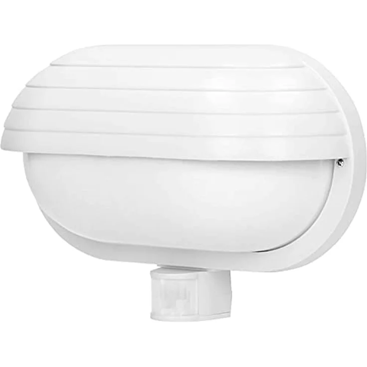 Orno MUSAM Außen-Wandleuchte mit Bewegungsmelder 180° 1x60W E27 IP44 mit Blende aus Kunststoff weiß Symbol: LF-1/W EAN: 590825 LF-1/W – Bild 3
