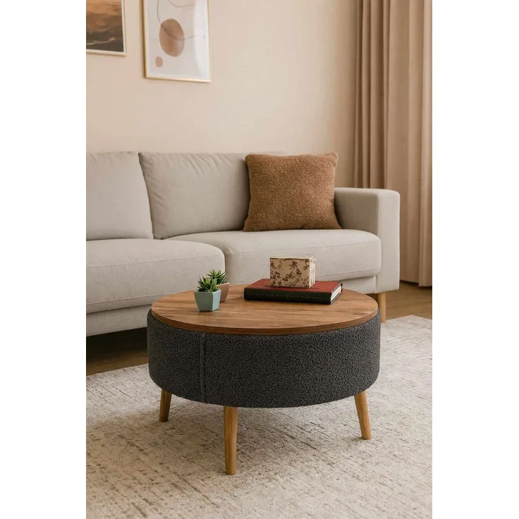 Skye Decor 'Iris - Anthracite' Couchtisch, Anthrazit, 60 x 45 x 60 cm