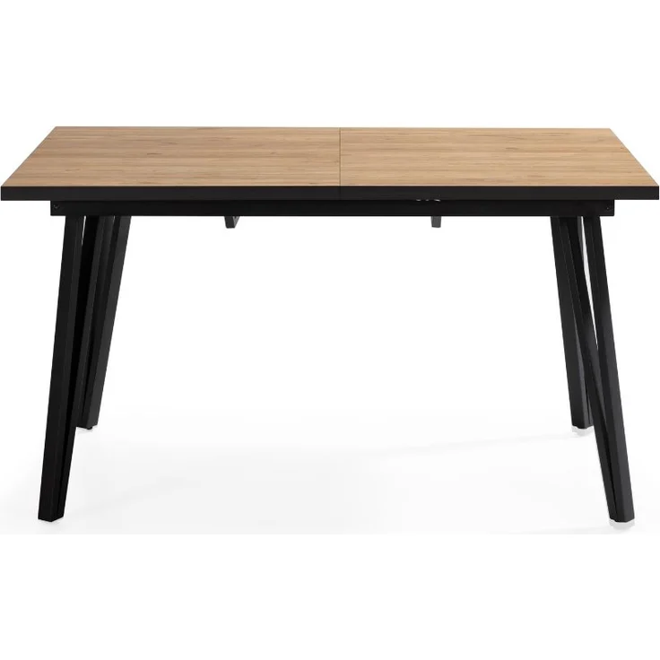 Calicosy Ausziehbarer Tisch von 140 bis 180 cm mit schwarzen Metallbeinen - CLEO - Helles Holz – Bild 10