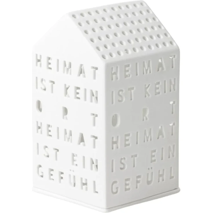 Räder Lichthaus Heimat ist kein Ort 9,5x9,5x16,5cm