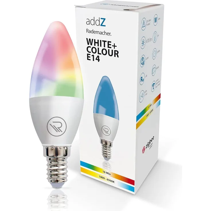 Rademacher addZ White + Colour E14 LED