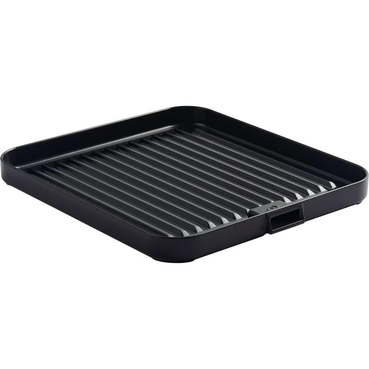 Cadac gerippte Universal-Grillplatte mit Griff für 2-Cook 3, Aluminium schwarz, 25 x 27 x 3,5 cm – Bild 4