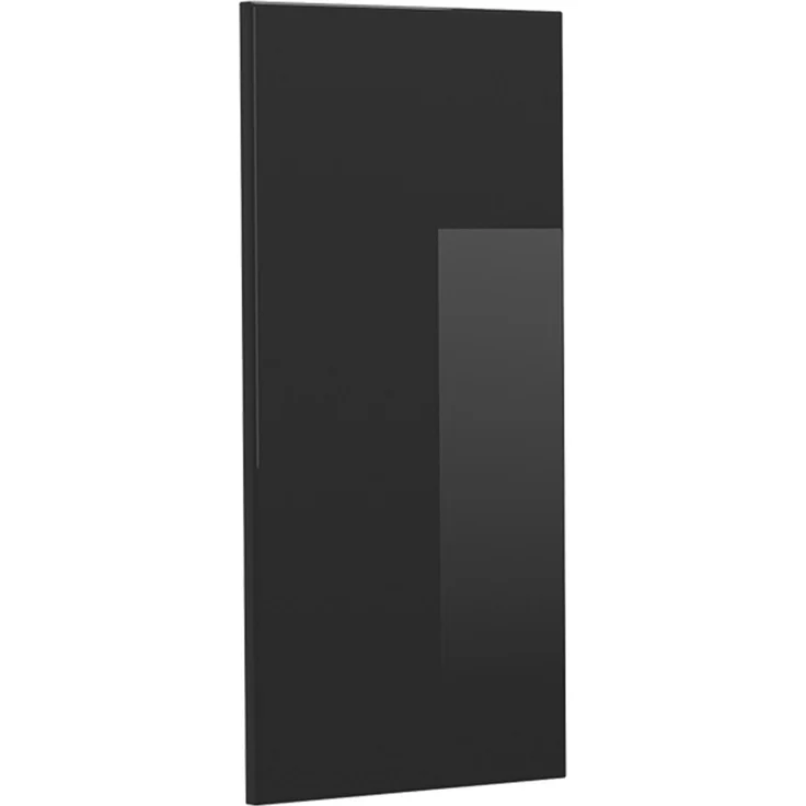 Küchenfront R-Line Schwarz Hochglanz 29.6x59 cm Möbelfront für den Hängeschrank Vicco – Bild 1