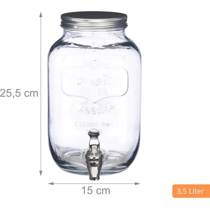 Relaxdays Getränkespender 3,5 L – Bild 4