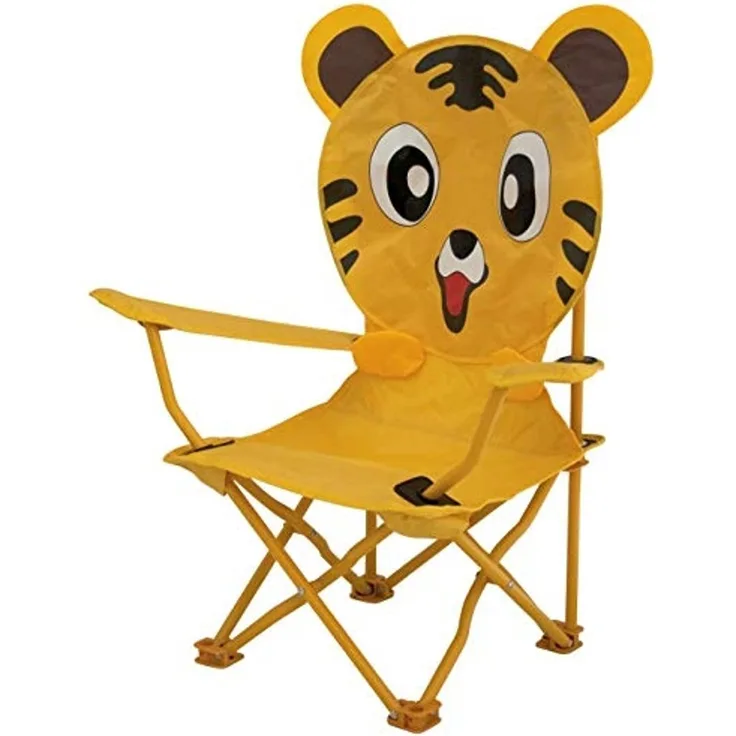 Stuhl Tijger60x26 cm Polyester/Stahl Junior gelb