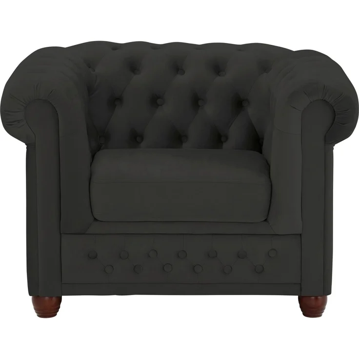 Home affaire Chesterfield-Sessel New Castle Sessel, hochwertige Knopfheftung, B/T/H: 104/86/72 cm – Bild 3