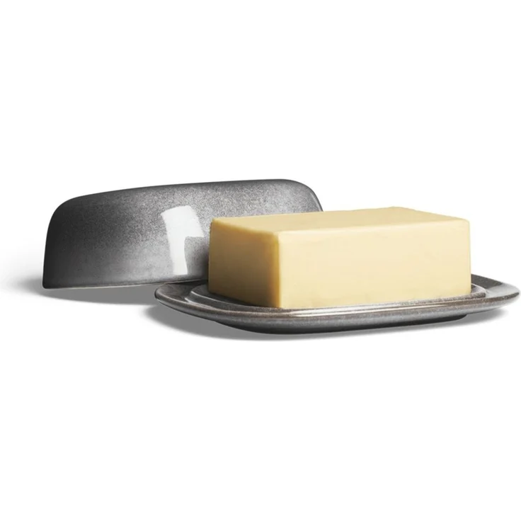 Springlane Geschirr-Set Misty Cliff, Steingut, in verschiedenen Ausführungen und Sets, Steingut, robust, kratzfest, Butterdose aus dem Frühstücksset – Bild 2