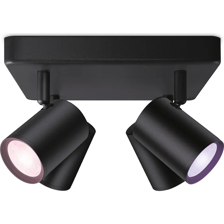 WiZ Imageo quadruple spotlight - Black