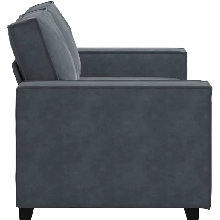 vidaXL 2-Sitzer-Sofa Dunkelgrau 160x78x84 cm Samt 4105011 – Bild 4