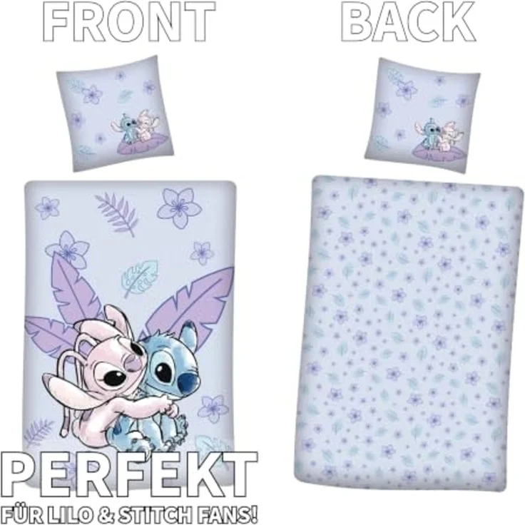 Disney Lilo und Stitch Wende Bettwäsche 2tlg 135 x 200 cm – Bild 6