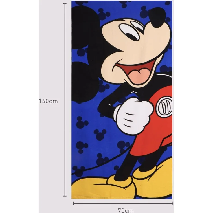 Disney Mickey Mouse Strandtuch Kinder 70 × 140 cm 100% Polyester 250 gsm – Bild 4